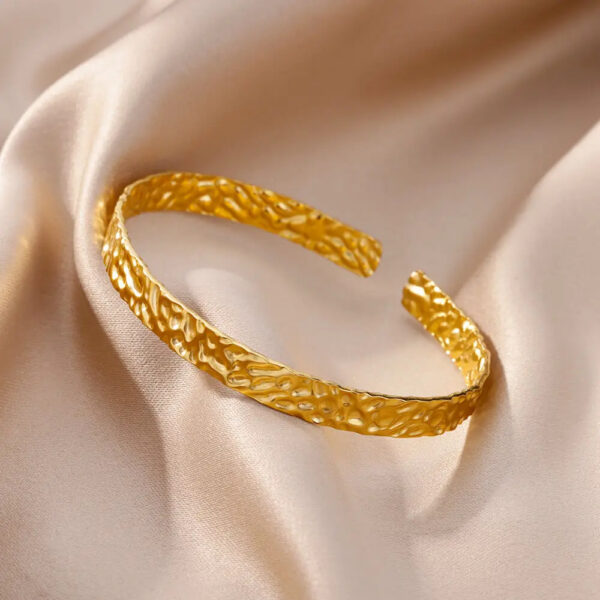 Stainless Steel Bangles Bracelet for Women Luxury Gold Color Cuff Bracelet femme Fashion Wedding Jewelry Valentines Day Gift - Image 11