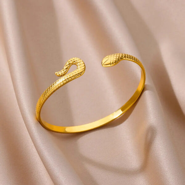Stainless Steel Bangles Bracelet for Women Luxury Gold Color Cuff Bracelet femme Fashion Wedding Jewelry Valentines Day Gift - Image 15