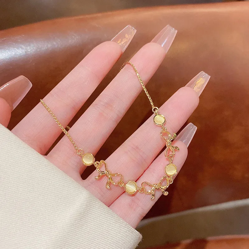 Luxury High-end Temperament Trendy Fashion Ladies Cat's Eye Stone Angel Eye Earrings,Earrings Jewelry Gift Accessories - Image 2