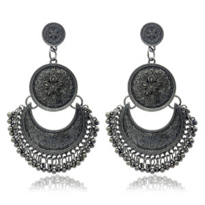 Crescent Earrings Mysterious Gothic Jewelry Moon Witch Goddess Vintage Gold Color Dangle Earring Bohemian Fashion Woman Gifts