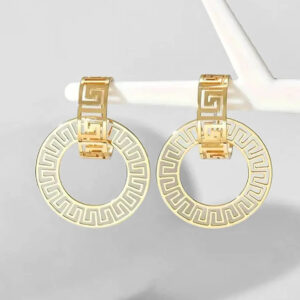Personalized Stud Earrings For Women Girls Hollow Geometric Retro Ear Accessories Holiday Party Holiday Fashion Jewelry E532